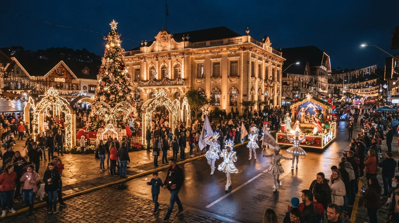 O que fazer no natal luz em gramado: roteiro para aproveitar cada momento